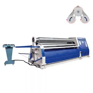 เครื่องม้วนโลหะ เครื่องม้วนระบบไฮดรอลิก 3 ลูกกลิ้ง รุ่น CY3R-HHS